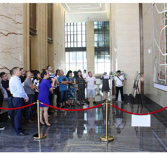 重庆市房地产开发协会副会长王芳一行考察调研九游会老哥俱乐部城